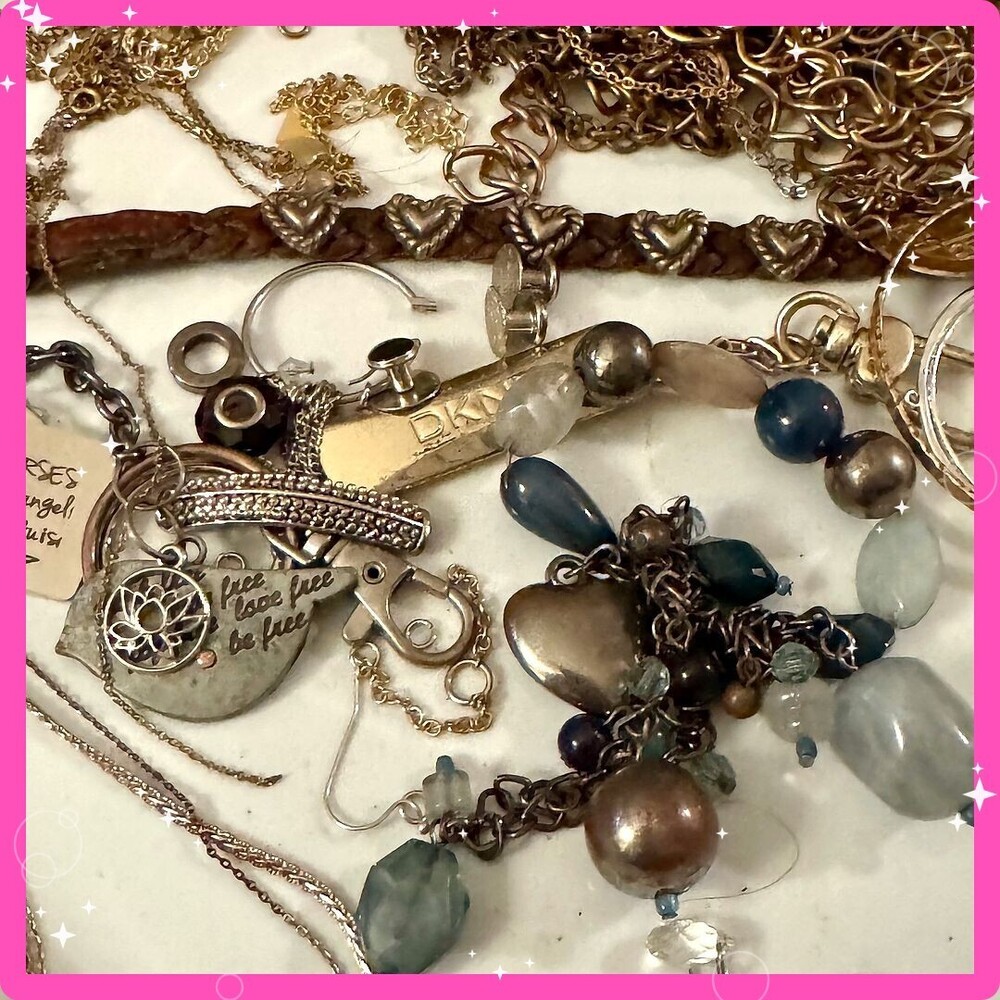 ⚜️ Jewelry Lot | Y2K Mixed Metals Chains Beads Faux Pearls | Make offer! 🩷